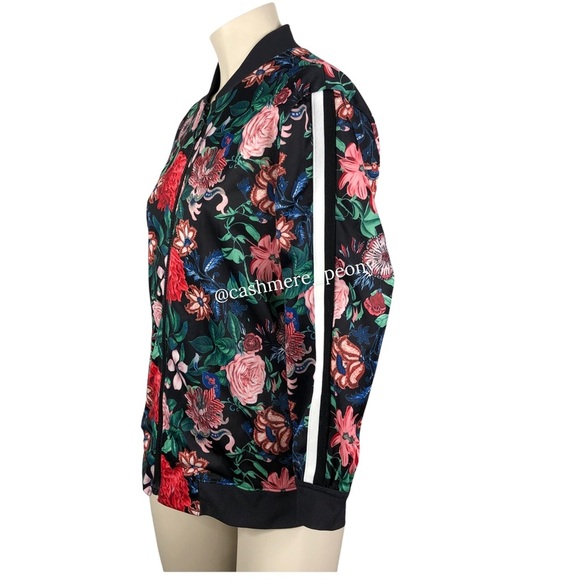 project RUNWAY Floral Bomber Jacket Small - Picture 3 of 10